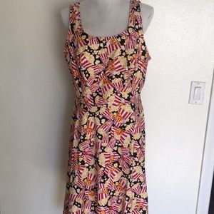 Cute popcorn print dress